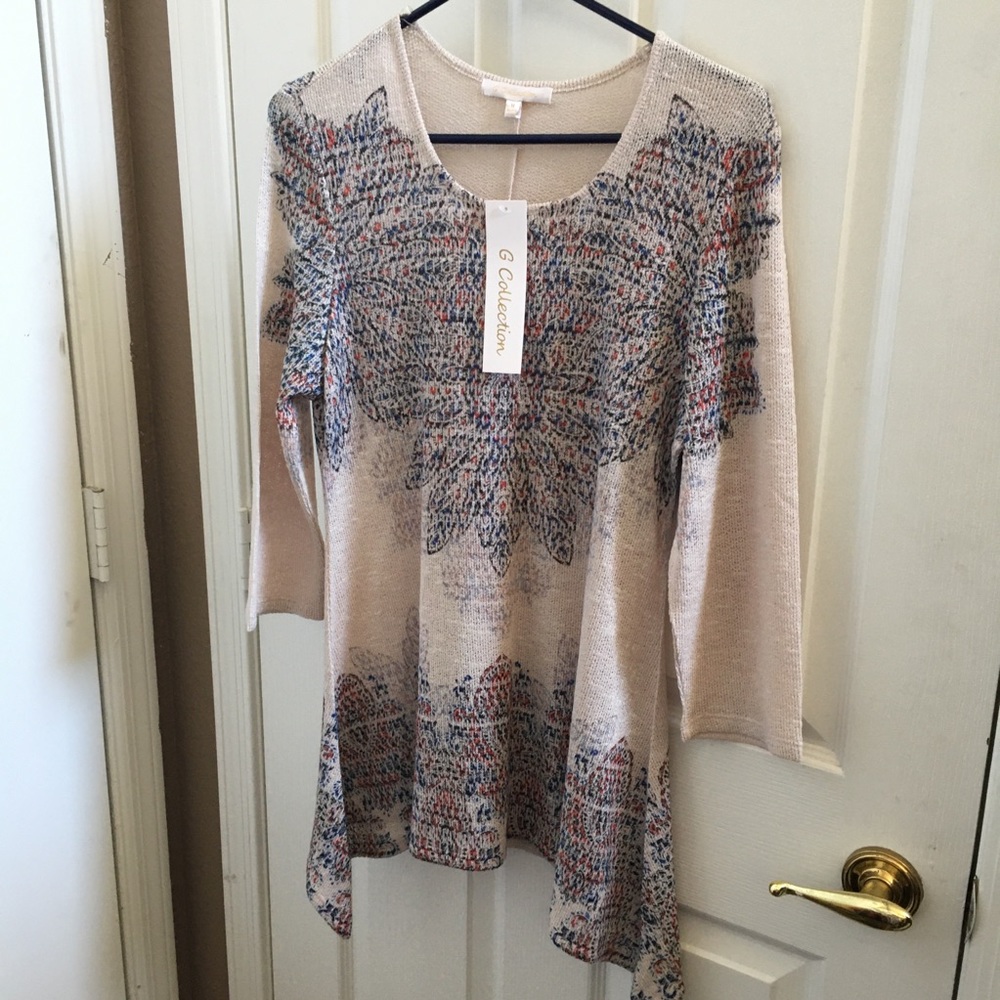 FINAL MARKDOWN NWT g collection knit top medium